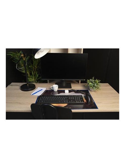 EXACOMPTA Könyökalátét, PVC, 375x575 mm, EXACOMPTA "KreaCover®", kék