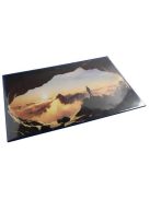 EXACOMPTA Könyökalátét, PVC, 375x575 mm, EXACOMPTA "KreaCover®", kék