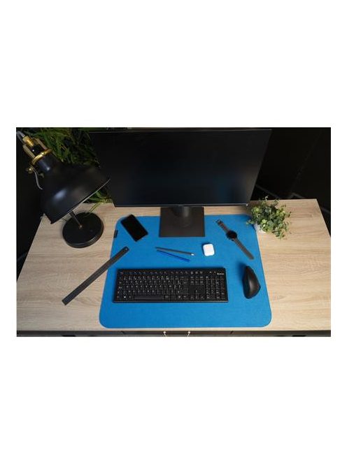 EXACOMPTA Könyökalátét, filc, 500x650 mm, EXACOMPTA "Teksto", türkíz