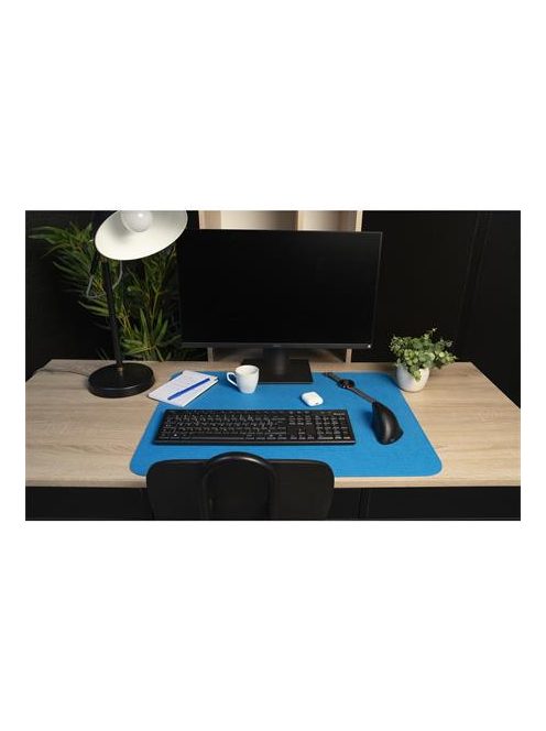 EXACOMPTA Könyökalátét, filc, 500x650 mm, EXACOMPTA "Teksto", türkíz