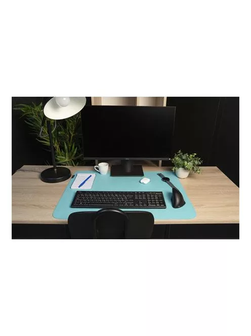 EXACOMPTA Könyökalátét, filc, 500x650 mm, EXACOMPTA "Teksto", kékeszöld