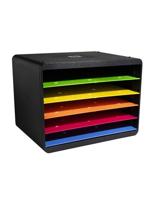 EXACOMPTA Dokumentum szortírozó, műanyag, 5 részes, EXACOMPTA "Horizon Iderama®"