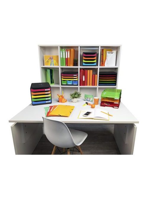 EXACOMPTA Dokumentum szortírozó, műanyag, 5 részes, EXACOMPTA "Horizon Iderama®"