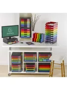 EXACOMPTA Irattároló, műanyag, 5 fiókos, EXACOMPTA "Big-Box Plus Iderama"