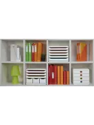 EXACOMPTA Irattároló, műanyag, 5 fiókos, EXACOMPTA "Big-Box Plus Blackoffice Iderama"