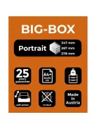 EXACOMPTA Irattároló, műanyag, 4 fiókos, EXACOMPTA "Big-Box Office", szürke