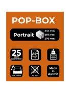 EXACOMPTA Irattároló, műanyag, 4 fiókos, EXACOMPTA "Pop-Box", fehér