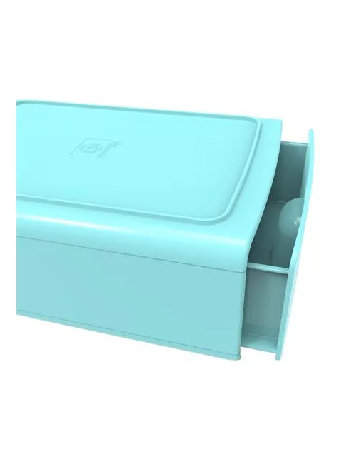 EXACOMPTA Irattároló, műanyag, 1 fiókos, EXACOMPTA "Skandi", jégkék