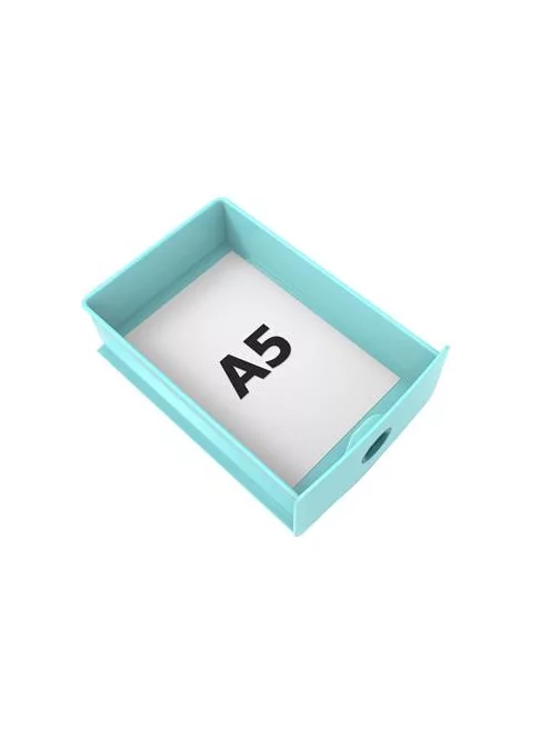 EXACOMPTA Irattároló, műanyag, 1 fiókos, EXACOMPTA "Skandi", jégkék