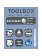 EXACOMPTA Irattároló, műanyag, 3 fiókos, EXACOMPTA "Iderama® "Toolbox", fekete