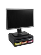 EXACOMPTA Irattároló, műanyag, 4 fiókos, EXACOMPTA "Iderama®", fekete