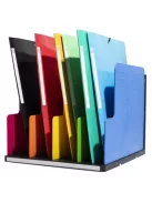 EXACOMPTA Dokumentum szortírozó, műanyag, 4 részes, álló, EXACOMPTA "Modulotop Iderama®", színes