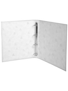   EXACOMPTA Gyűrűs könyv, 4 gyűrű, 40 mm, A4, karton, EXACOMPTA, fehér