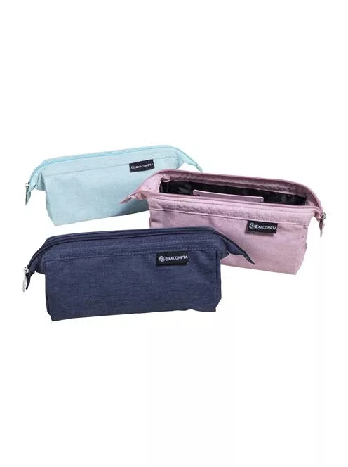 EXACOMPTA Tolltartó, cipzáras, EXACOMPTA "AutentiK", vegyes színek