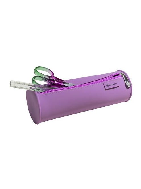 EXACOMPTA Tolltartó, cipzáras, henger, EXACOMPTA "Pop'Nco", vegyes színek