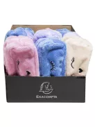 EXACOMPTA Tolltartó, cipzáras, EXACOMPTA "Fur", vegyes színek