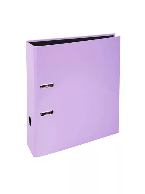 EXACOMPTA Iratrendező, 80 mm, A4, karton, EXACOMPTA "Aquarel", pasztell mályva