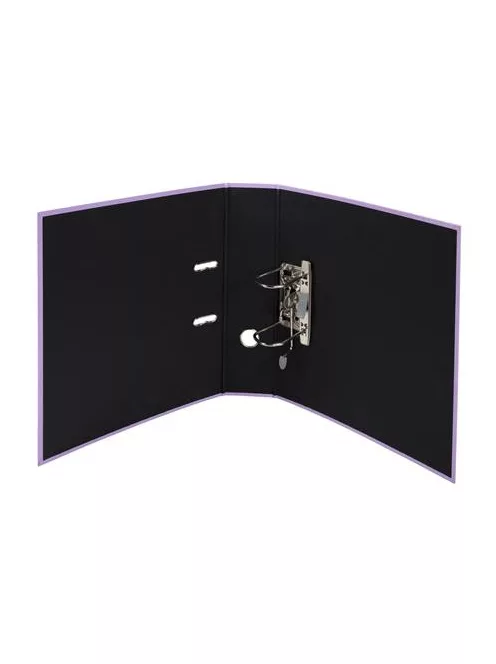 EXACOMPTA Iratrendező, 80 mm, A4, karton, EXACOMPTA "Aquarel", pasztell mályva