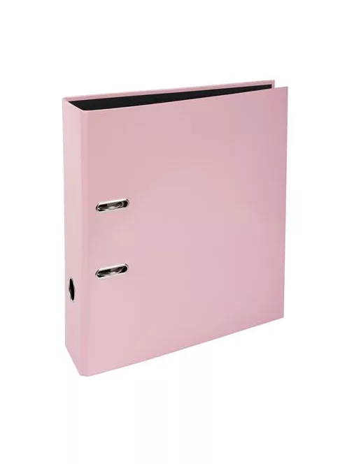 EXACOMPTA Iratrendező, 80 mm, A4, karton, EXACOMPTA "Aquarel", pasztell rózsaszín