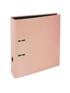 EXACOMPTA Iratrendező, 80 mm, A4, karton, EXACOMPTA "Aquarel", pasztell korall