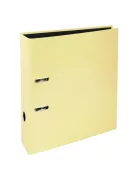 EXACOMPTA Iratrendező, 80 mm, A4, karton, EXACOMPTA "Aquarel", pasztell sárga