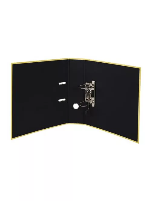 EXACOMPTA Iratrendező, 80 mm, A4, karton, EXACOMPTA "Aquarel", pasztell sárga