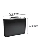 EXACOMPTA Konferencia mappa, A4, PP, cipzáras, EXACOMPTA "Exactive®"