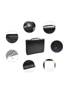 EXACOMPTA Konferencia mappa, A4, PP, cipzáras, EXACOMPTA "Exactive®"