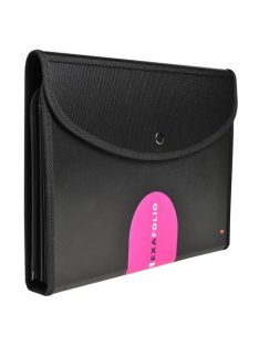   EXACOMPTA Konferencia mappa, A4, PP, patentos, EXACOMPTA "ExaFolio®", fekete