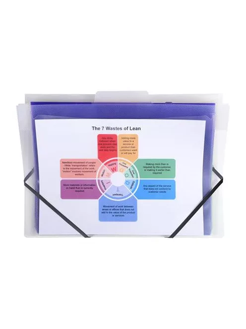 EXACOMPTA Irattároló, PP, 6 rekeszes, fali, EXACOMPTA