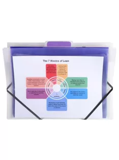 EXACOMPTA Irattároló, PP, 6 rekeszes, fali, EXACOMPTA