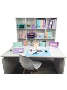 EXACOMPTA Könyökalátét, karton, 575x375 mm, EXACOMPTA "Aquarel", pasztell kék