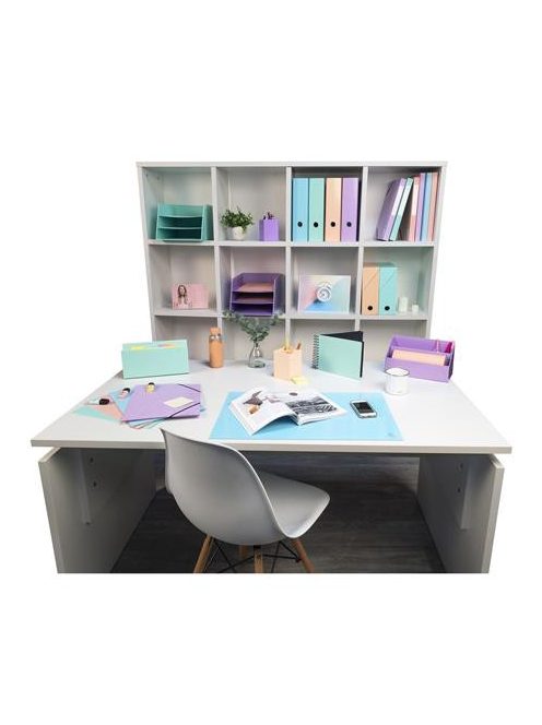 EXACOMPTA Könyökalátét, karton, 575x375 mm, EXACOMPTA "Aquarel", pasztell kék