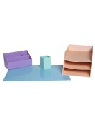 EXACOMPTA Könyökalátét, karton, 575x375 mm, EXACOMPTA "Aquarel", pasztell kék