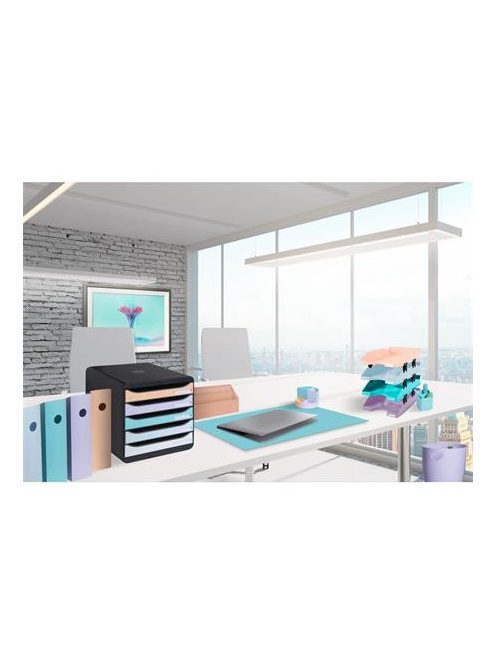 EXACOMPTA Könyökalátét, karton, 575x375 mm, EXACOMPTA "Aquarel", pasztell kék