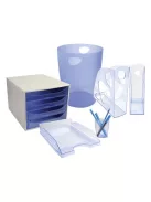 EXACOMPTA Írószertartó, EXACOMPTA "Linicolor", jégkék