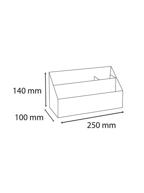 EXACOMPTA Asztali rendező, EXACOMPTA "Teksto", kékeszöld