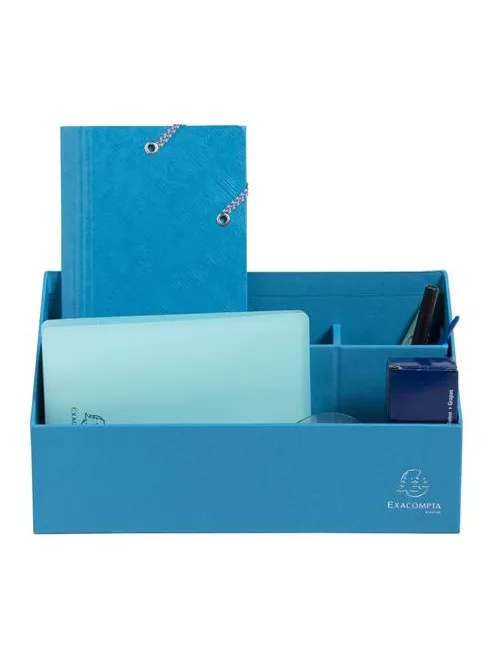 EXACOMPTA Asztali rendező, EXACOMPTA "Teksto", türkíz