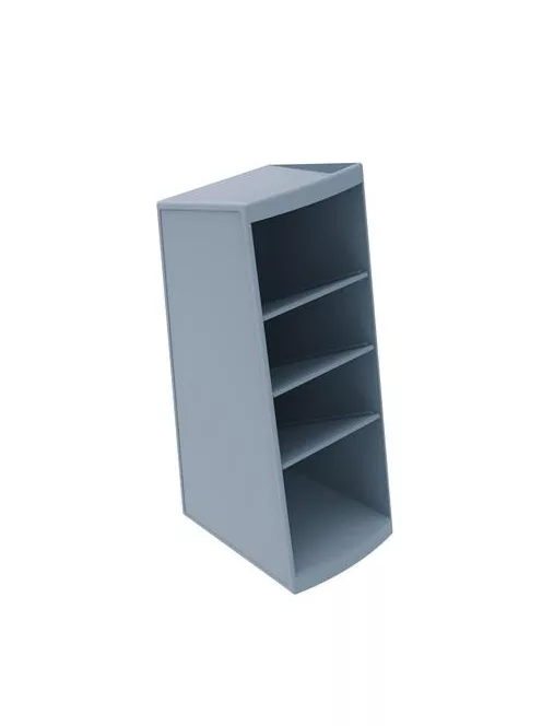 EXACOMPTA Asztali rendező, multifunkciós, EXACOMPTA "AutentiK", kékeszöld