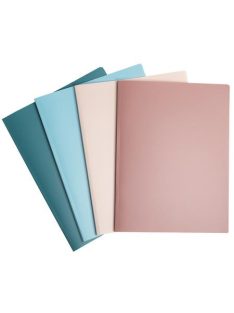   EXACOMPTA Bemutatómappa, 20 zsebes, A4, EXACOMPTA "Skandi", vegyes színek