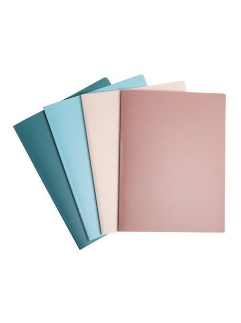 EXACOMPTA Bemutatómappa, 20 zsebes, A4, EXACOMPTA "Skandi", vegyes színek