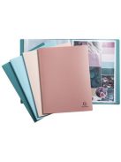 EXACOMPTA Bemutatómappa, 20 zsebes, A4, EXACOMPTA "Skandi", vegyes színek