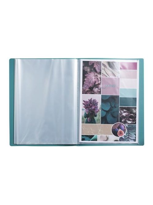 EXACOMPTA Bemutatómappa, 20 zsebes, A4, EXACOMPTA "Skandi", vegyes színek