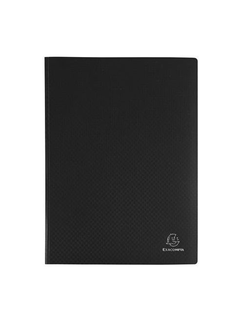 EXACOMPTA Bemutatómappa, 30 zsebes, A4, EXACOMPTA "Opak", fekete