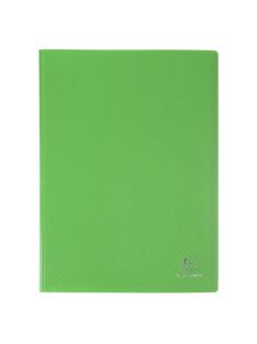   EXACOMPTA Bemutatómappa, 30 zsebes, A4, EXACOMPTA "Opak", zöld