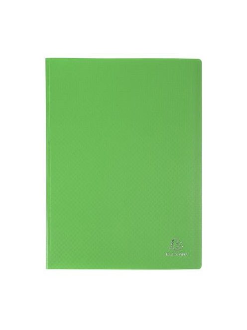 EXACOMPTA Bemutatómappa, 30 zsebes, A4, EXACOMPTA "Opak", zöld