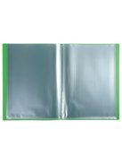 EXACOMPTA Bemutatómappa, 30 zsebes, A4, EXACOMPTA "Opak", zöld