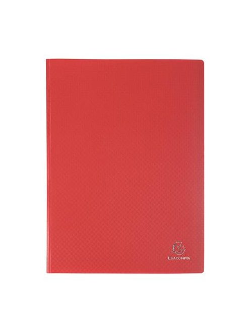 EXACOMPTA Bemutatómappa, 30 zsebes, A4, EXACOMPTA "Opak", piros