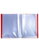 EXACOMPTA Bemutatómappa, 30 zsebes, A4, EXACOMPTA "Opak", piros