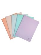 EXACOMPTA Bemutatómappa, 30 zsebes, A4, EXACOMPTA "Aquarel", vegyes pasztell színek